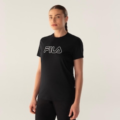 Camiseta Fila Regular Basic Outline Feminina - Foto 1
