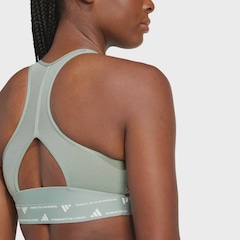 Top Fitness adidas Médio Power React Feminino - Foto 4