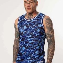 Regata Basquete Okdok Camuflada Masculina - Foto 6
