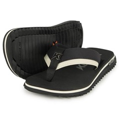 Chinelo Kenner Kivah Colors Masculino - Preto e Branco - Foto 2