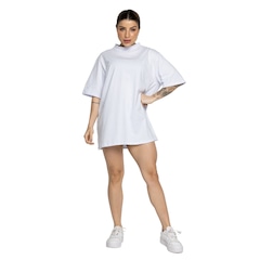 Blusa Vekyo Gola Alta Oversized Feminina - Foto 2