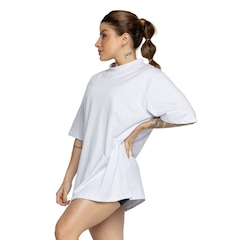 Blusa Vekyo Gola Alta Oversized Feminina - Foto 3
