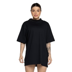 Blusa Vekyo Gola Alta Oversized Feminina - Foto 1