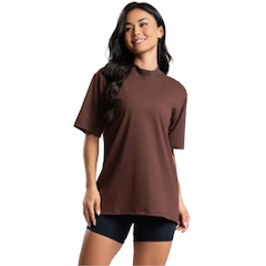 Blusa Vekyo Gola Alta Oversized Feminina - Foto 1
