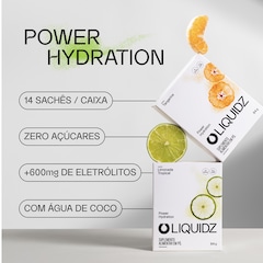 Eletrólitos LIQUIDZ® Zero Açúcares - Sabor Limonada Tropical - Kit 1 Caixa c/ 6 sachês - Foto 4