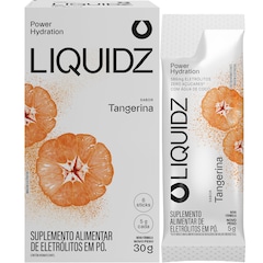 Eletrólitos LIQUIDZ® Zero Açúcares - Sabor Tangerina - Kit 1 Caixa c/ 6 sachês - Foto 1