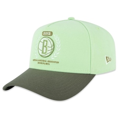 Bone New Era 9Forty A-Frame Brooklyn Nets NBA Masculino - Foto 1