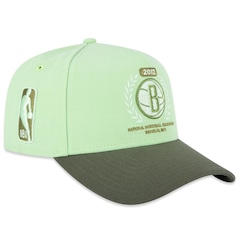 Bone New Era 9Forty A-Frame Brooklyn Nets NBA Masculino - Foto 2