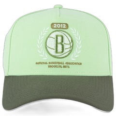 Bone New Era 9Forty A-Frame Brooklyn Nets NBA Masculino - Foto 3