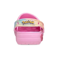 Sandália Unissex Crocs Pikachu Pink Classic Clog K Multi - Foto 6