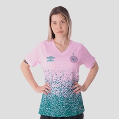 Camisa da Chapecoense 21/22 Umbro Feminina Outubro Rosa - Foto 1