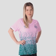 Camisa da Chapecoense 21/22 Umbro Feminina Outubro Rosa - Foto 3