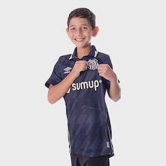 Camisa do Santos III 21/22 Umbro Infantil - Foto 2