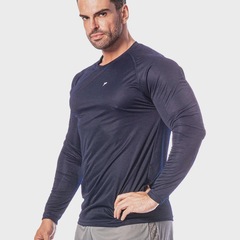 Camiseta Manga Longa Poker Proteção Uv50+ M/l Masculina - Foto 3