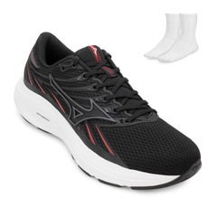 Kit Tênis Masculino Mizuno PV Jet 8 + Meia - Foto 1