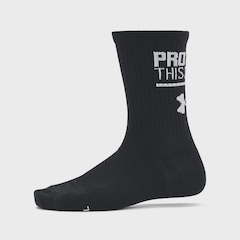 Kit Meias Under Armour Essential com 3 Pares - Unissex - Foto 3