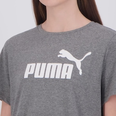 Camiseta Puma Essentials Logo Tee Feminina - Foto 5