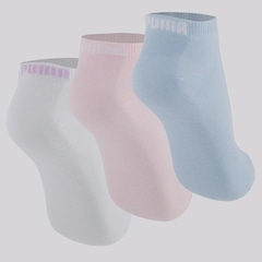 Kit 6 Pares de Meia Puma Sapatilha Feminina - Foto 4