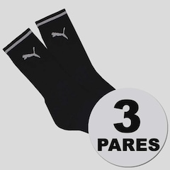 Kit 3 Pares de Meia Puma Cano Longo Unissex - Foto 1