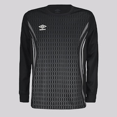 Camisa Umbro Goleiro Portiere Manga Longa Infantil - Foto 1