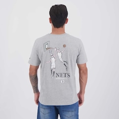 Camiseta New Era NBA Brooklyn Nets Freestyle Masculina - Foto 4