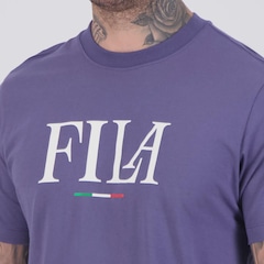 Camiseta Fila Regular Italy Letter Masculina - Foto 5