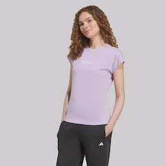 Camiseta adidas SJ Logo Linear Feminina - Foto 3