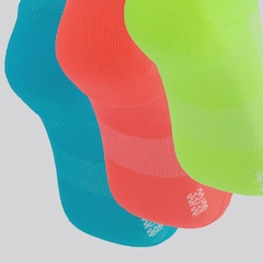 Kit 3 Meias Olympikus Cano Invisível Feminino - Foto 4