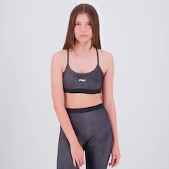 Top Fila Train Elastic V Feminino - Foto 1