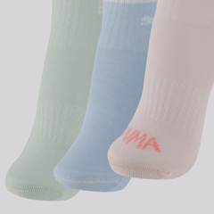 Kit 3 Pares de Meia Puma Cano Longo Infantil - Foto 3