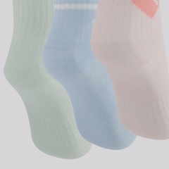 Kit 3 Pares de Meia Puma Cano Longo Infantil - Foto 4
