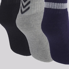 Kit 3 Pares de Meia Selene Cano Curto Infantil - Foto 4