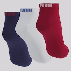Kit 3 Pares de Meia Puma Sapatilha Unissex - Foto 2