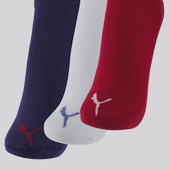 Kit 3 Pares de Meia Puma Sapatilha Unissex - Foto 3