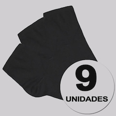 Kit 9 Pares de Meia Selene Cano Curto Feminino - Foto 1