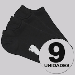 Kit 9 Pares de Meia Puma Sapatilha Infantil - Foto 1