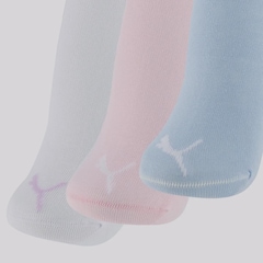 Kit 3 Pares de Meia Puma Sapatilha Feminina - Foto 3