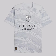 Camisa Manchester City Year Of The Dragon Puma 9 Haaland Masculina - Foto 2