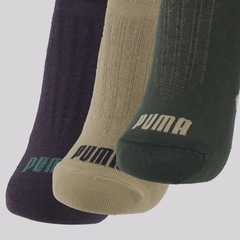 Kit 3 Pares de Meia Puma Sapatilha Invisível - Foto 3