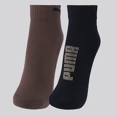 Kit 2 Pares de Meia Puma Cano Baixo Unissex - Foto 1