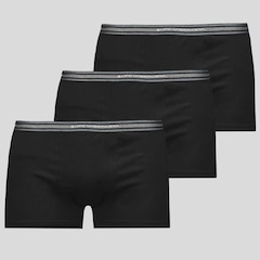 Kit 3 Cuecas Sunga Lupo Basic com Elastano Masculina - Foto 1