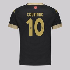 Camisa do Vasco Supporter UP Kappa 10 Coutinho Masculina - Foto 1
