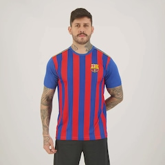 Camisa Barcelona Listrada 10 Lamine Yamal Masculina - Foto 2