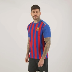 Camisa Barcelona Listrada 10 Lamine Yamal Masculina - Foto 4