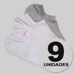 Kit 9 Pares de Meia Puma Sapatilha Invisível Feminina - Foto 1