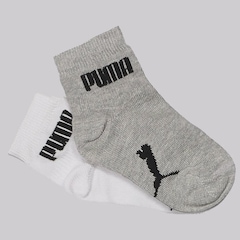 Kit 6 Pares de Meia Puma Cano Médio Infantil - Foto 2