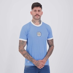 Camisa Manchester City Retrô 1972 Nº 10 Masculina - Foto 2