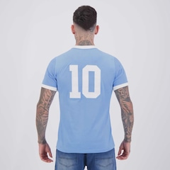 Camisa Manchester City Retrô 1972 Nº 10 Masculina - Foto 4