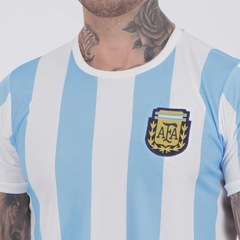 Camisa Argentina Retrô 1986 Masculina - Foto 5
