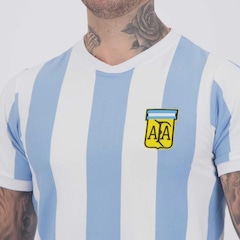 Camisa Argentina Retrô 1978 Listrada Masculina - Foto 4